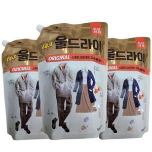 테크 중성세제 울드라이 리필 1.3L x 3개 SD
