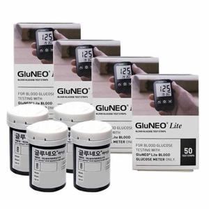 D 글루네오라이트 혈당시험지 200매 스트립 검사 체크