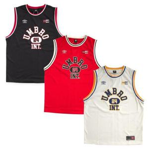 [엄브로] 2025 UQ321CSL71/원포인트 메쉬 슬리브리스 티셔츠/BLK0(블랙),RED0(레드),SCW0(스위트콘)