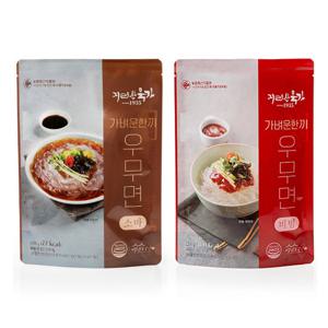 지리산묵가 가벼운한끼 우무면 2종 총8팩 비빔4팩 소바4팩