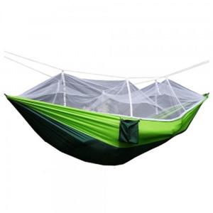 후니 캠핑용 모기장 해먹(그린-다크그린)(260x140cm)