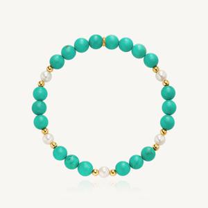 수앤진골드 그린 하울라이트 6mm 볼 팔찌 24K 순금 1.5g
