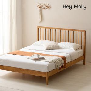 헤이몰리 니일라 베이직 원목 침대 프레임 Q