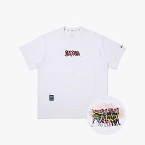 [디아도라] 배즈본 AIRTEX 반팔 티셔츠 WHITE