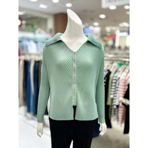 소고 세이브존01 카라넥 집업 플리츠  재킷 AK3GA02BK