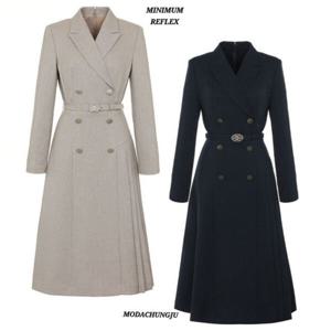 [미니멈]MD 카라넥 사이드 플리츠 언발 원피스 MD MMWDAWO0180 M