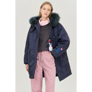 [베네통]라쿤퍼 토글 덕다운 패딩 BAPDF8461