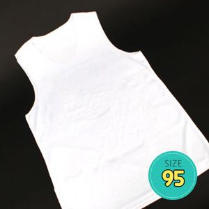 심리스나시 남성용 무봉제 V넥 남성 나시티 화이트95