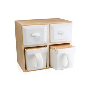 제로재팬 주방 미니 서랍장 2x2칸(BST-15) 수납 정리 보관함