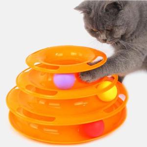 고양이텀블러 장난감 훈련 놀이 타워 트랙 디스크