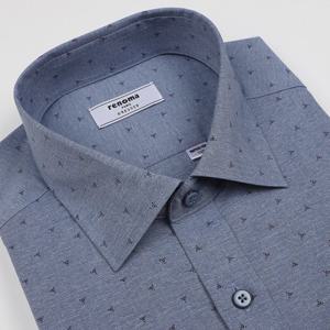 [레노마(셔츠)]레노마 스판수재 프린트셔츠 일반핏 긴소매(일산RMFSG0-036BU)