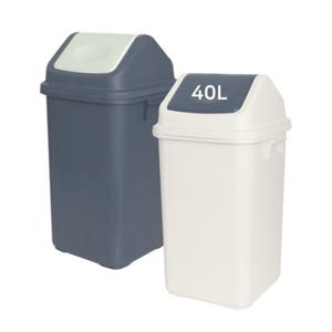 에이스 대형휴지통 중 40L 플라스틱쓰레기통 분리수거