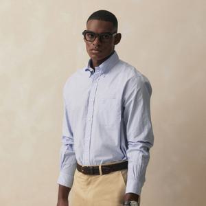 [브룩스브라더스] 프라이데이 엔드온엔드 셔츠 (라이트블루) (BBTHMF6440LFS)