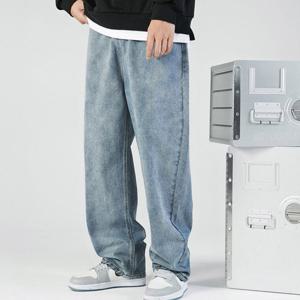 [모로엠]캐주얼 빈티지 트렌디 남성여름청바지 DMS-JES-Q4370709