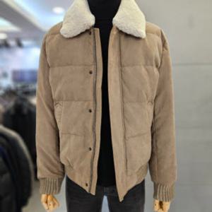 [바쏘]남자 가을 겨울 구스다운 베이지 패딩 점퍼 WSAFY4UA91A