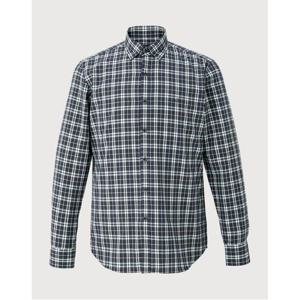 [트레몰로][TREMOLO] 체크 슬림 이지셔츠_TRNNLYF8561