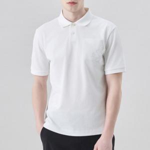 캘러웨이골프반팔티 LQS CMTY24M511_WH 남성 여름 플라워 자수 포켓 티셔츠