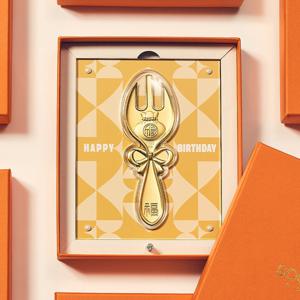 수앤진골드 포크 골드바 24K 순금 0.52g 아기 금수저 돌반지 돌선물