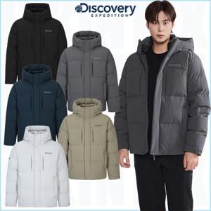디스커버리 25FW 남성 구스다운 DMDJ61056 남자 숏패딩 레스터G 구스 다운 시그니쳐 커플다운 HKDJ