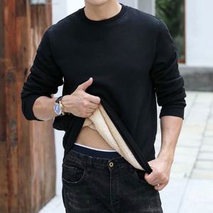 [모로엠]남성 양털 무지 맨투맨 티셔츠 LD-TSA-QRLD1086