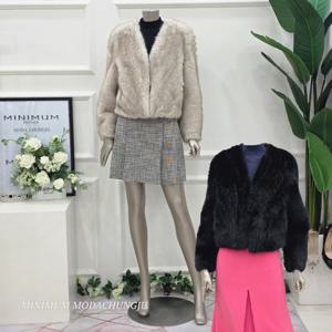 [미니멈]MD 에코 페이크 퍼 인조 모피 자켓 코트  MD MZDKFJ0650