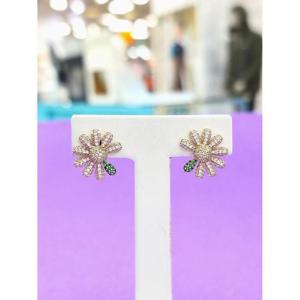 로뎀 세이브존05 Elegance 국화꽃 귀걸이 RD25100311