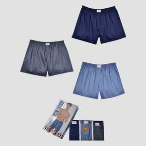 남성 더블 박서 이중속단 3매입 사각팬티 0005dk