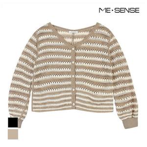 [미센스][미센스] 투톤짜임 니트가디건_MB34KCM303Z (P003167271