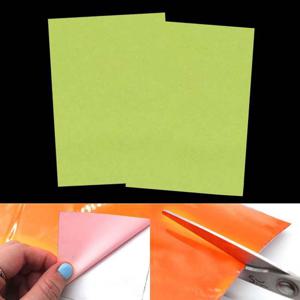야광 종이 스티커 A4 주황색 A4야광종이 야광지 야광시트지 야광스티커 형광시트지A4