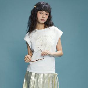 [듀엘]메탈 듀엘리안 턴업슬리브 티셔츠 (D252MSM270)