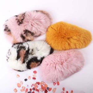 페이크 퍼 똑딱핀 헤어핀 머리핀