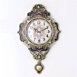 (정품) 앤틱 로얄 추벽시계(바이올렛) 예쁜벽시계 인테리어벽시계 고급벽시계 거실벽시계 저소음