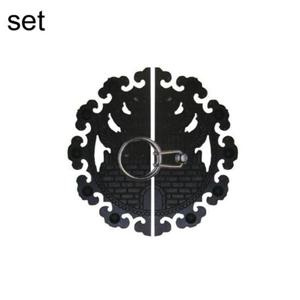 옛장식 대문장식면판과링고리세트 씽크대손잡이 가구손잡이 서랍레일 장농손잡이 가구레일