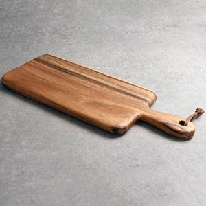 아카시아 도마 플레이트 보드 받침대 도마 손잡이 대