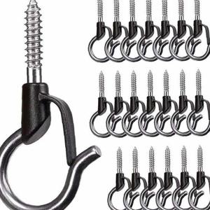 20p 벽걸이 후크 고리 벽 옷걸이 행거 나사 브라켓