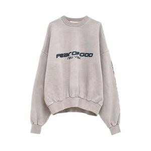 피어오브갓 로고 프린트 긴소매 스웨트셔츠 192HO256891F