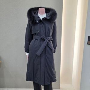 [꼼빠니아]세미루즈핏 폭스카라 다운패딩 CAEW1-WIH230_IC