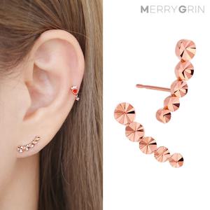 [메리그린] 14K GF 골드필드 핀 귀걸이 루아