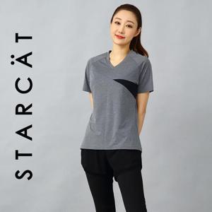 요가복상의 여성운동복   삼각배색브이티 SC TS035 P8