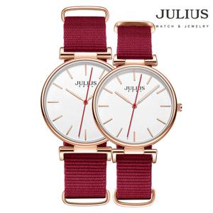 [공식정품] 쥴리어스 JA-1245MLB 남녀 커플 나토밴드 손목시계