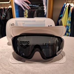 아레나 안티포그 와이드형 (A4AC2AG22 BLK) 실내 래저 수경 수영용품