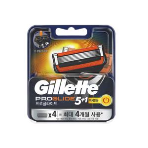 [질레트]프로글라이드 파워 면도날 4입