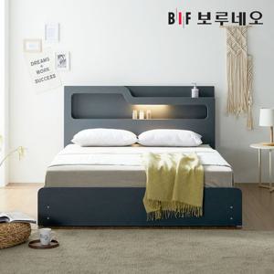 보루네오하우스 프라임 올슨 LED 서랍 SS 침대프레임 DM6215