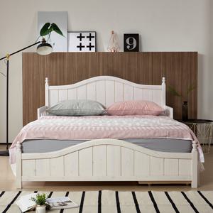 상일리베가구 루이즈 원목 침대 Q(독립유로탑매트리스)