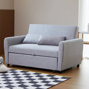 베스트리빙 라운지 패브릭 소파 겸 침대 슈퍼싱글 소파베드/스틸다리