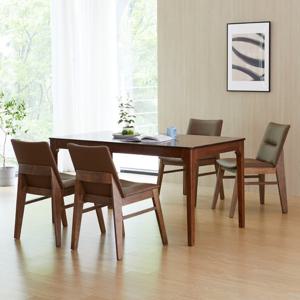 베스트리빙 바로스 빈츠 4인(1600) 원목 식탁 테이블 세트/의자 4개