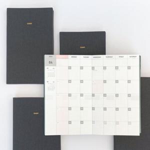 [디작소]문구 용품 2024 위클리 그리드 다이어리