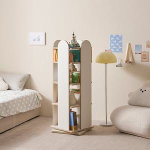 소소숲 리나 4단 회전책장