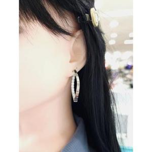 로뎀 세이브존05 Elegance 마름모 센스 원터치 귀걸이0 RDD24030013