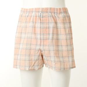 [와코루](WMP5414B) 간절기 면요루 체크 남성 써포트 트렁크팬티 여름팬티